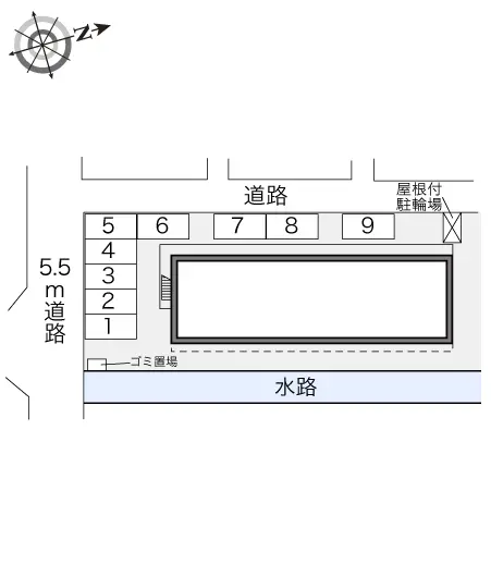 ★手数料０円★四日市市城東町　月極駐車場（LP）